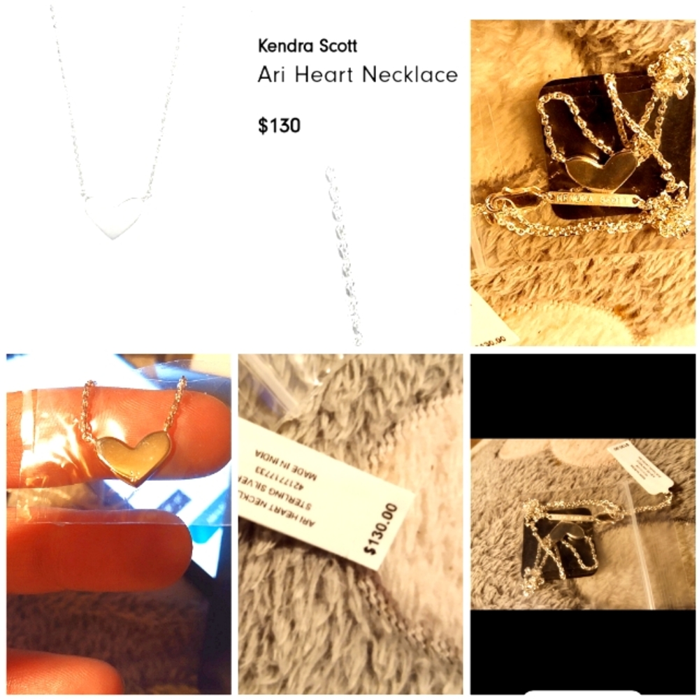 Kendra ScottAri Heart Necklace** SOLD**